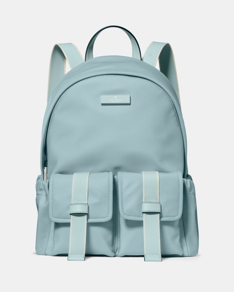 KateSpade Carter Nylon Cargo Backpack Aventurine Multi