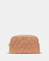 KateSpade Carey Tweed Mini Camera Bag Orange Jasper Multi
