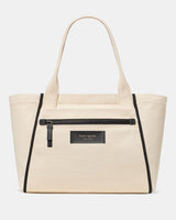 KateSpade Dash Large Canvas Tote Bag Natural