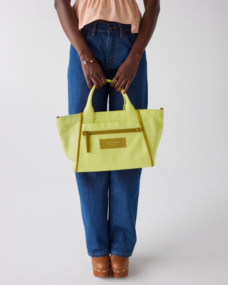 KateSpade Dash Canvas Tote Bag Bosc Pear