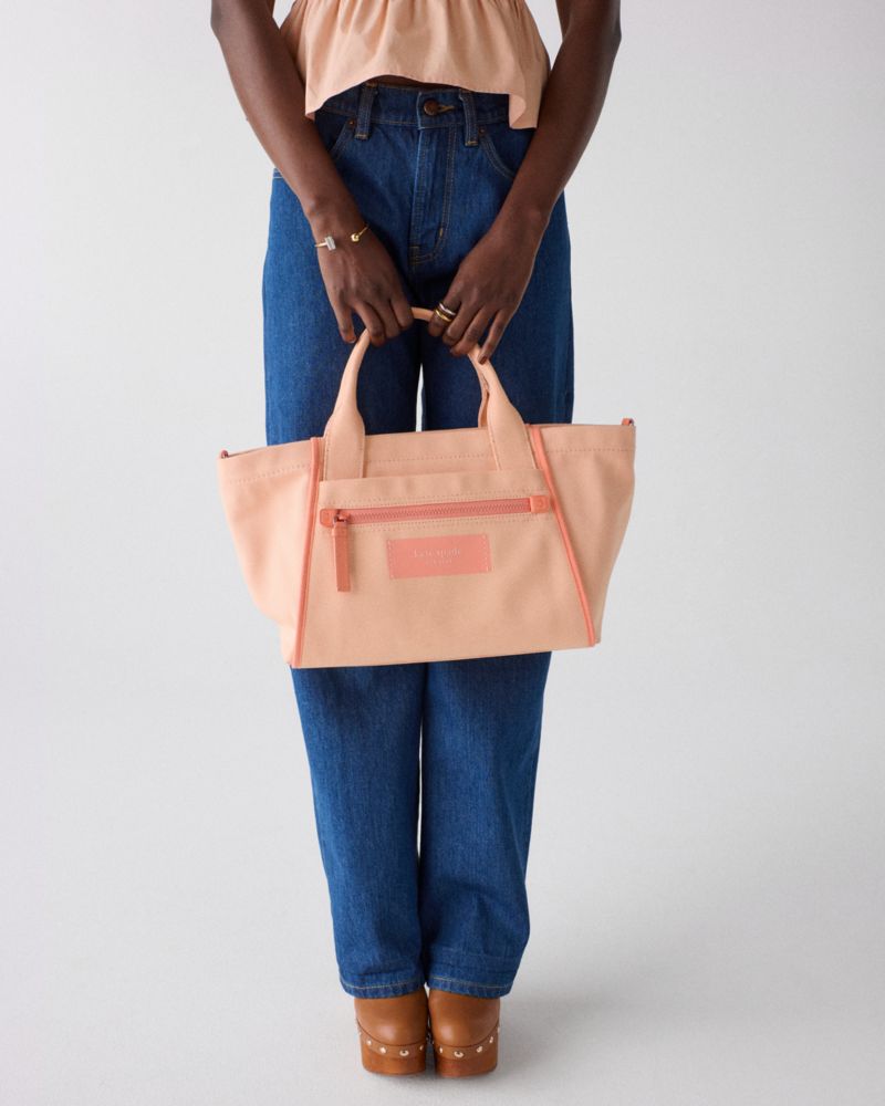 KateSpade Dash Canvas Tote Bag Light Cantaloupe
