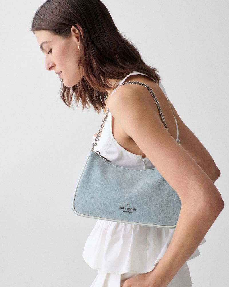 KateSpade Margot Denim Crossbody Bag Blue Multicolor