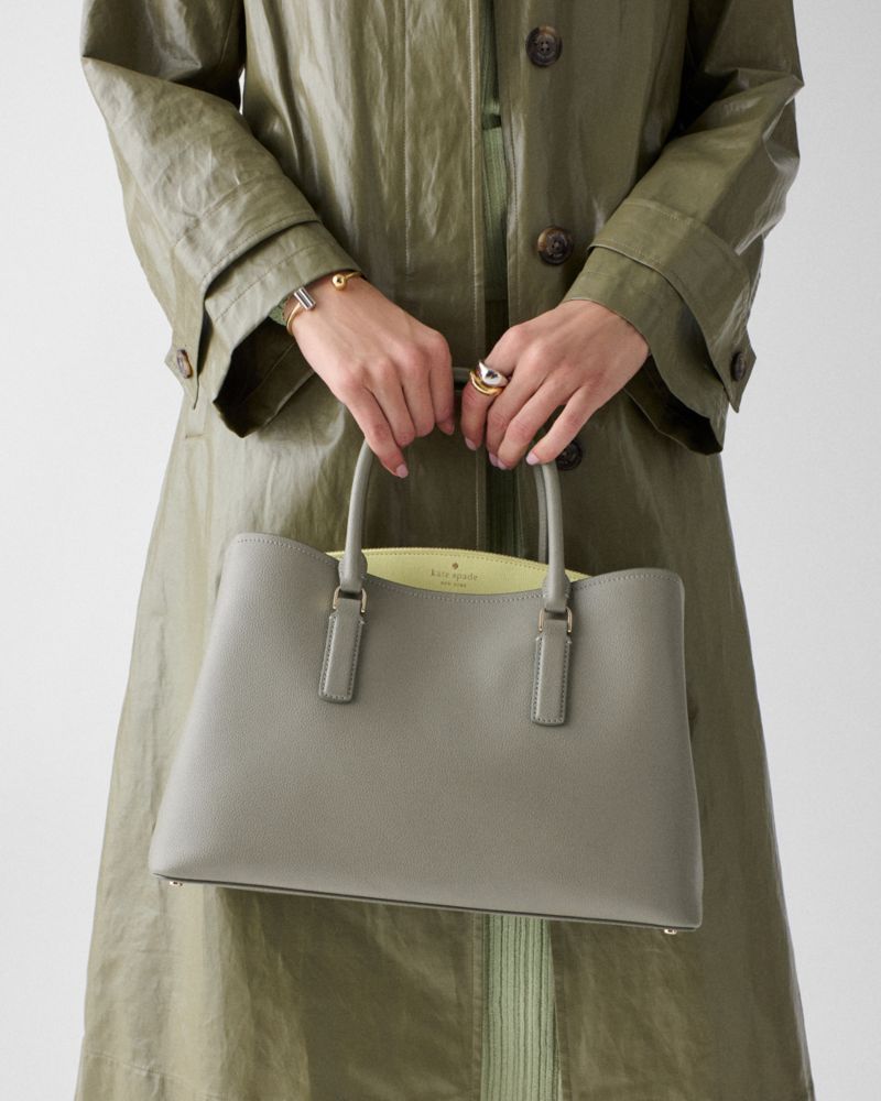 KateSpade Thompson Street Satchel Bag Dusky Pine Multi