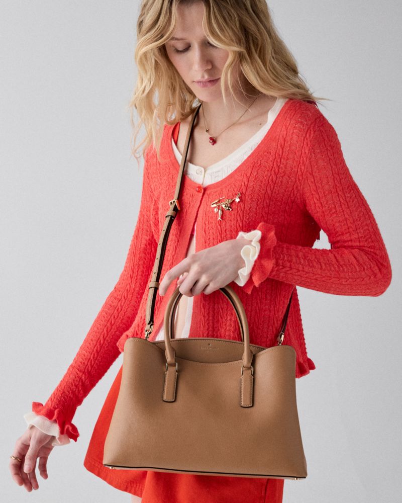 KateSpade Thompson Street Satchel Bag Tuscan Brown