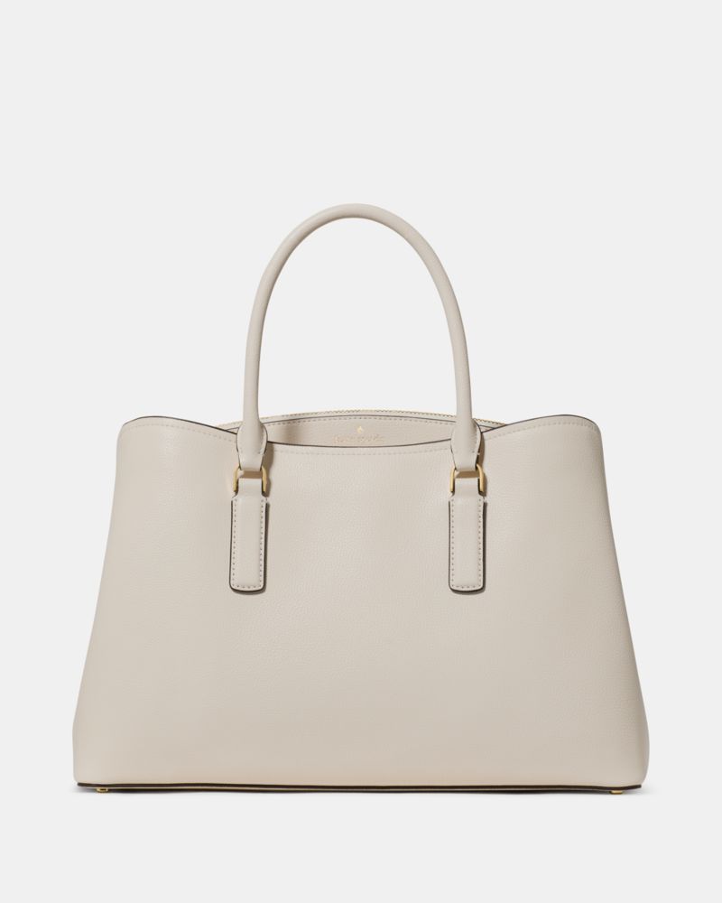 KateSpade Thompson Street Satchel Bag Cashew Milk