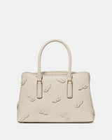 KateSpade Thompson Street Floral Small Satchel Bag Cashew Milk