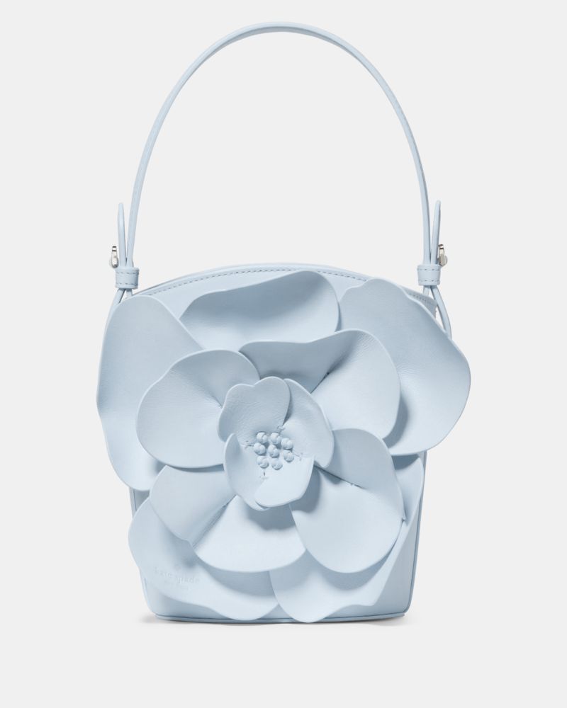 KateSpade Flora Bucket Bag Pale Sapphirine