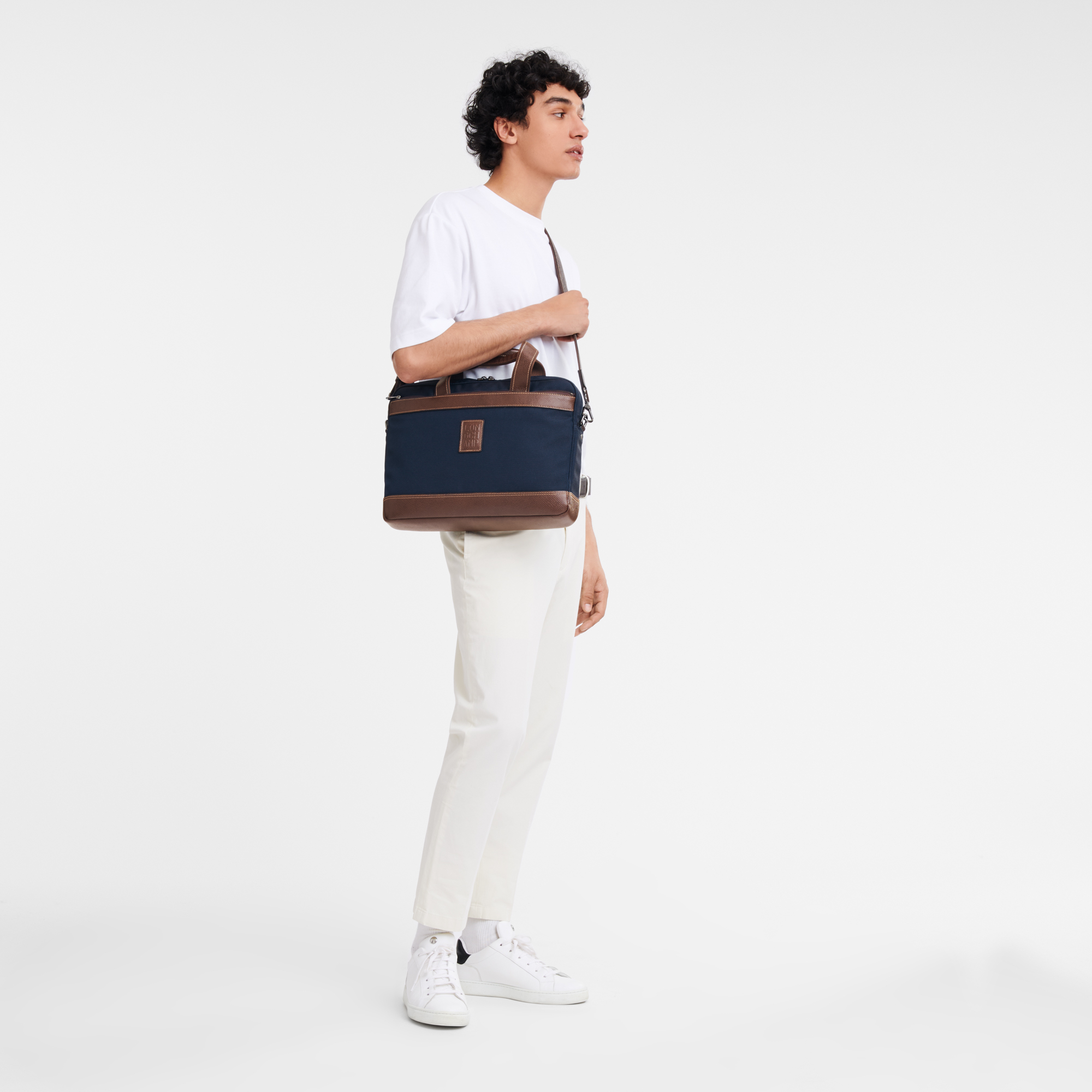Longchamp Boxford S Briefcase Blue