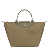 Longchamp Le Pliage Green M Handbag Artichoke