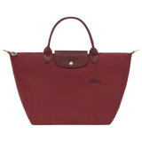 Longchamp Le Pliage Green M Handbag Pomegranate