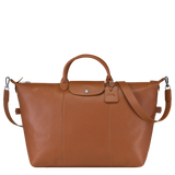 Longchamp Le Foulonné L Travel bag Caramel