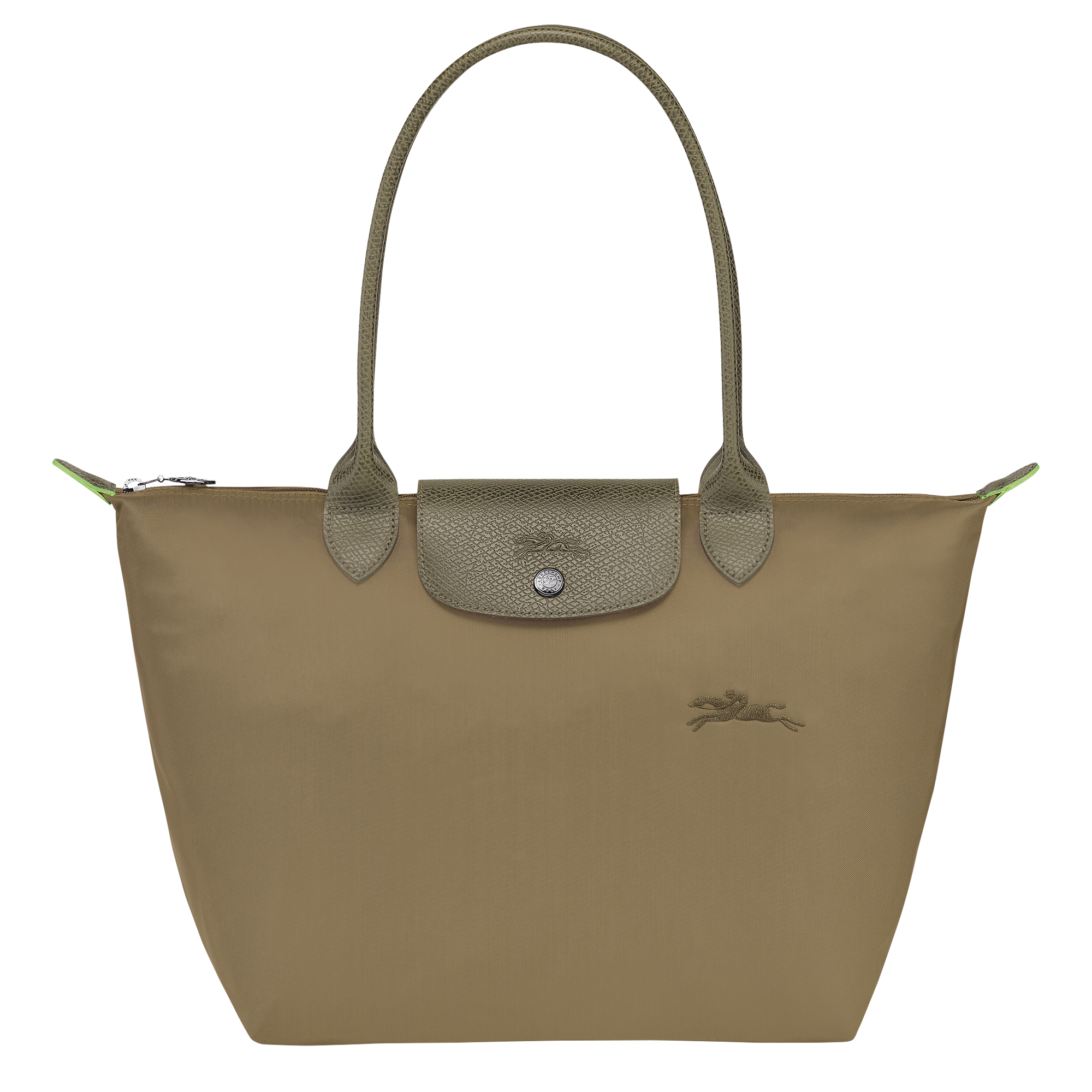 Longchamp Le Pliage Green M Tote bag Artichoke