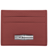 Longchamp Le Roseau Card holder Chestnut