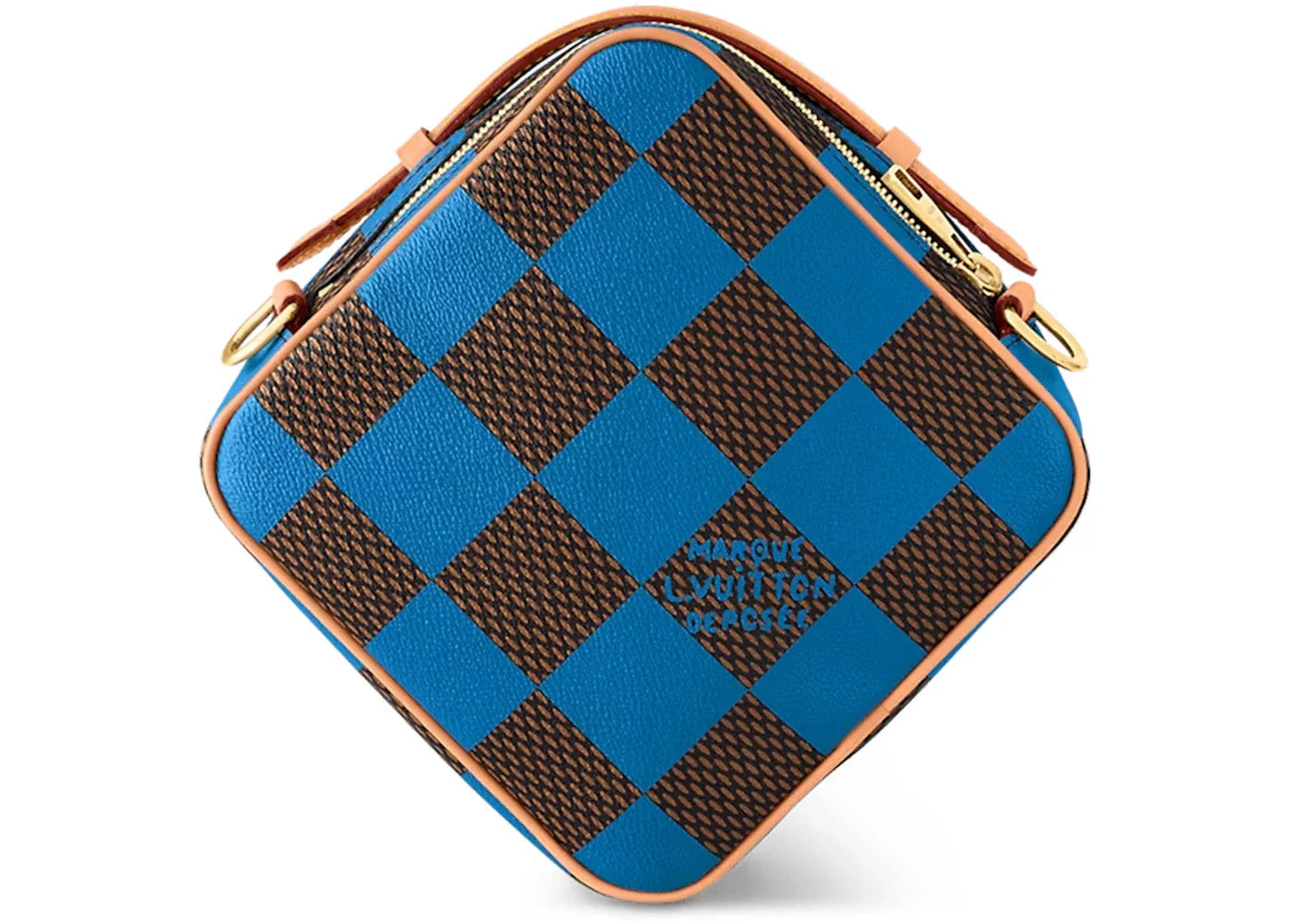 Louis Vuitton Chess Messenger Bag Damier Pop Blue