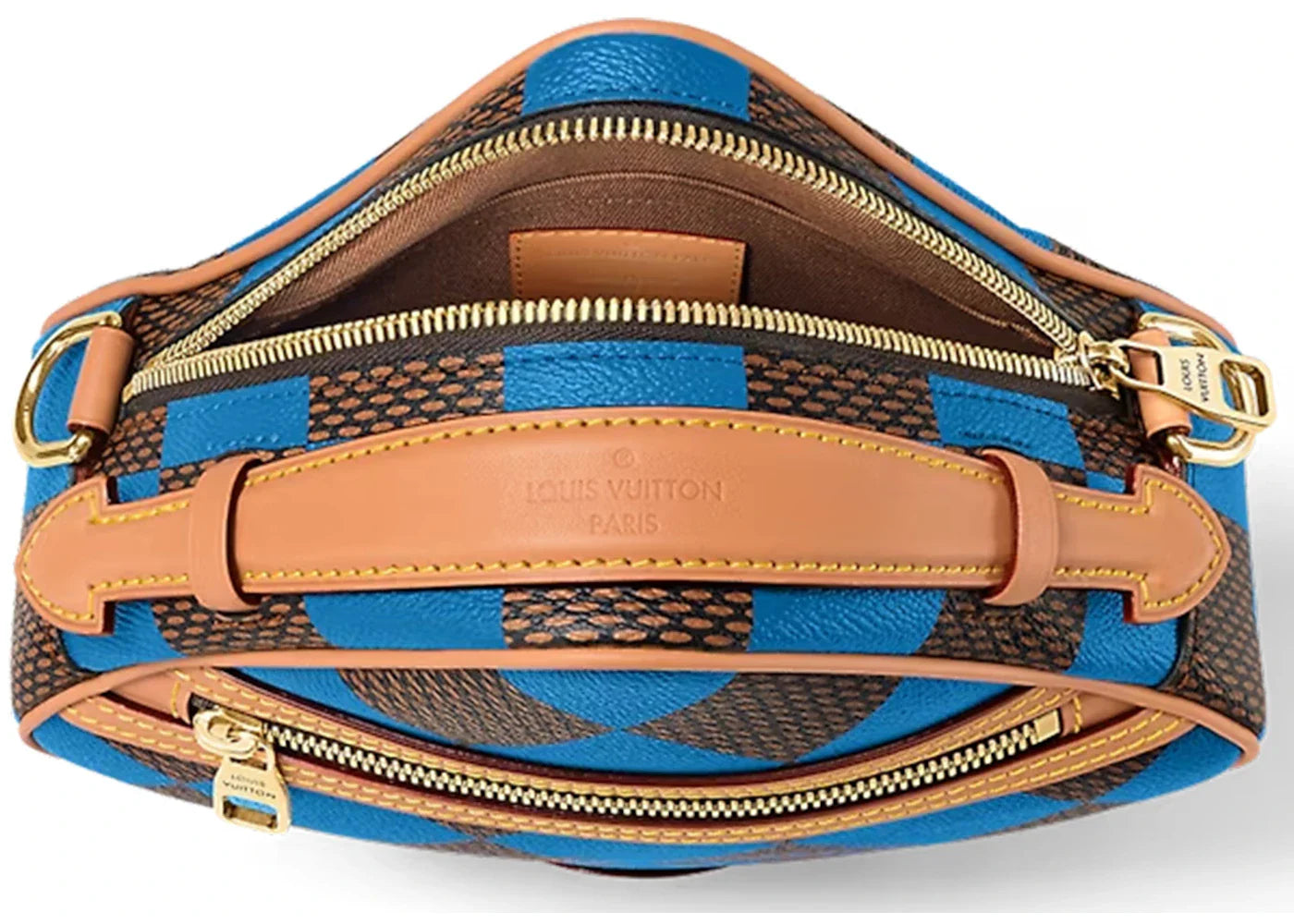 Louis Vuitton Chess Messenger Bag Damier Pop Blue