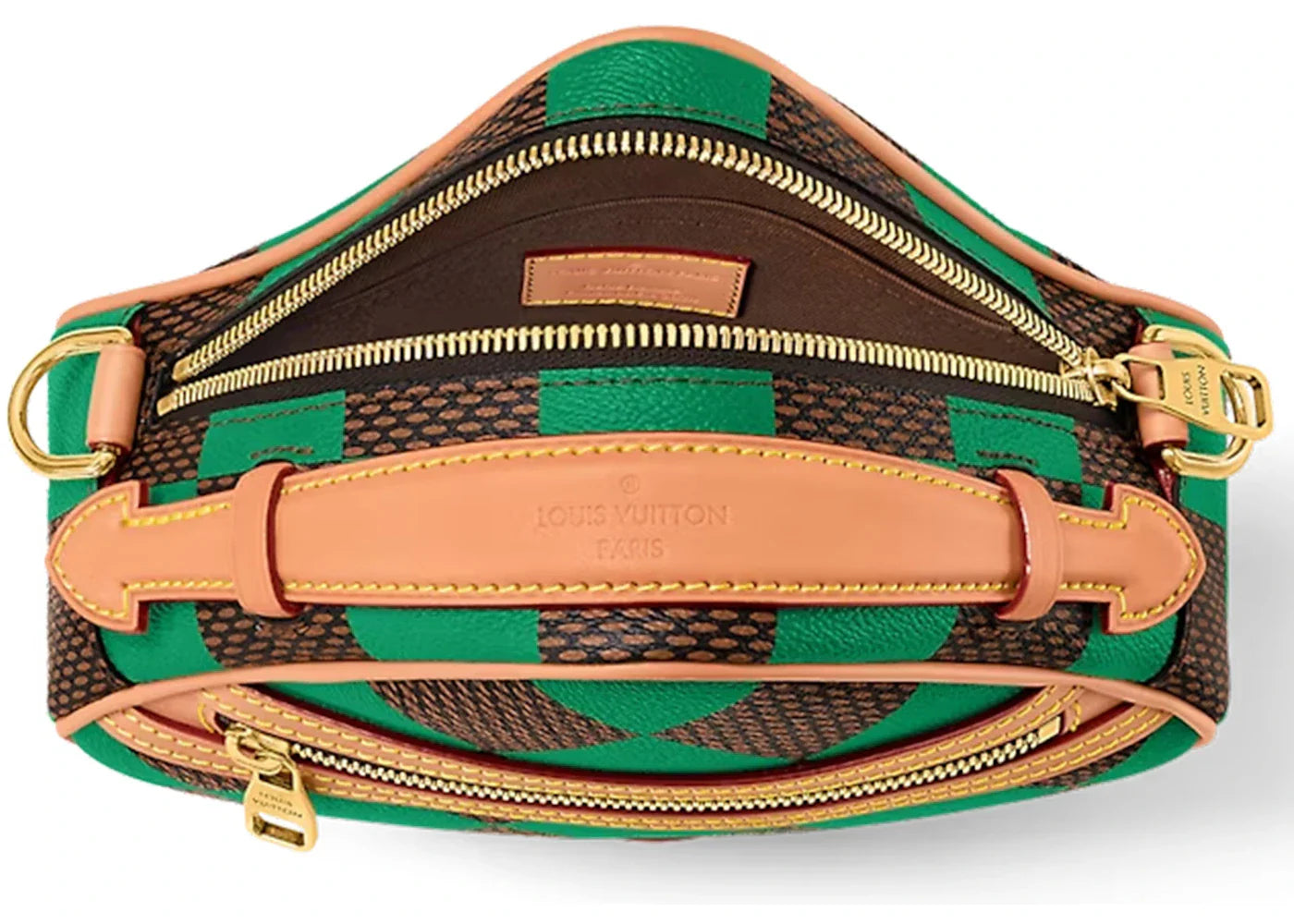 Louis Vuitton Chess Messenger Bag Damier Pop Green