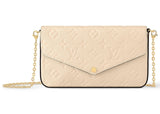 Louis Vuitton Felicie Pochette Cream