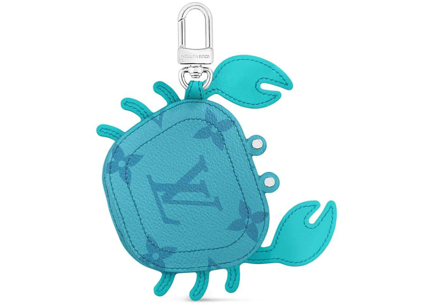 Louis Vuitton Lv Crab Bag Charm Blue