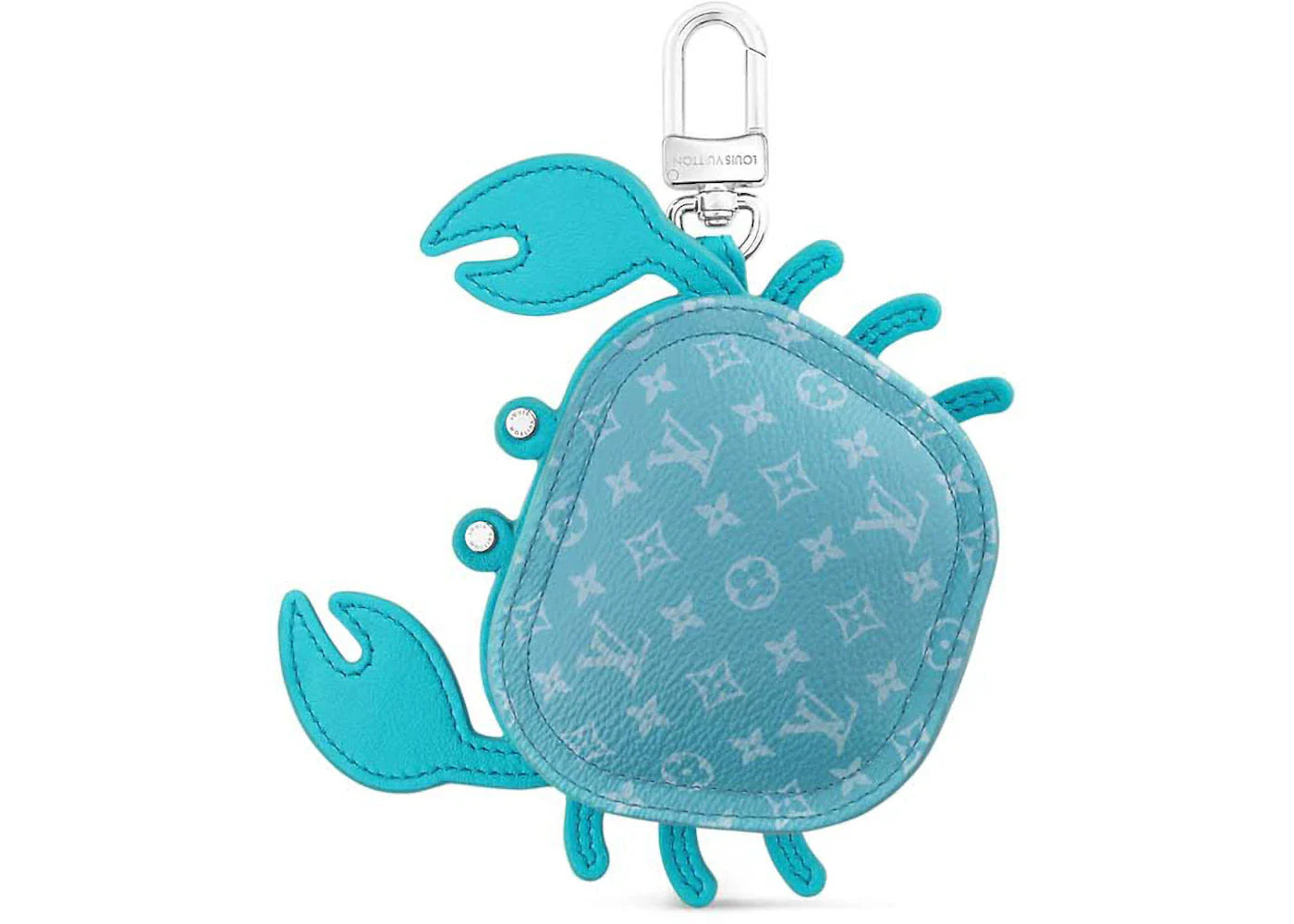 Louis Vuitton Lv Crab Bag Charm Blue