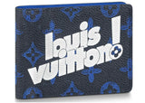 Louis Vuitton Multiple Wallet Monogram Blue