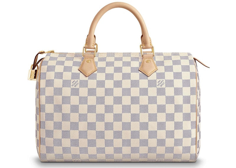 Louis Vuitton Speedy Damier Azur 30 White/Blue