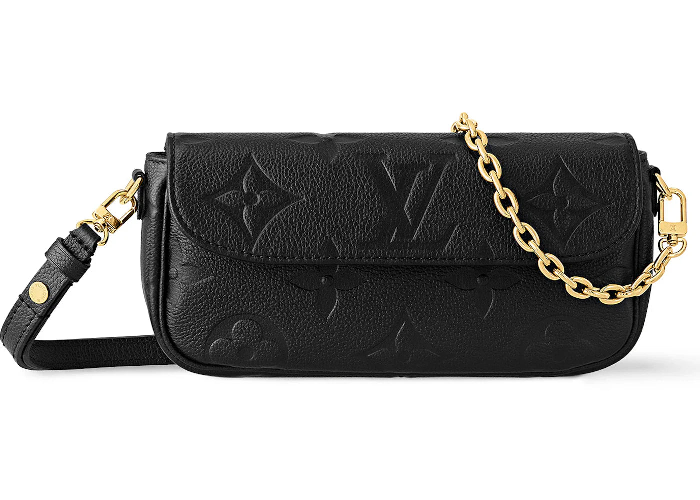 Louis Vuitton Wallet On Chain Ivy Black