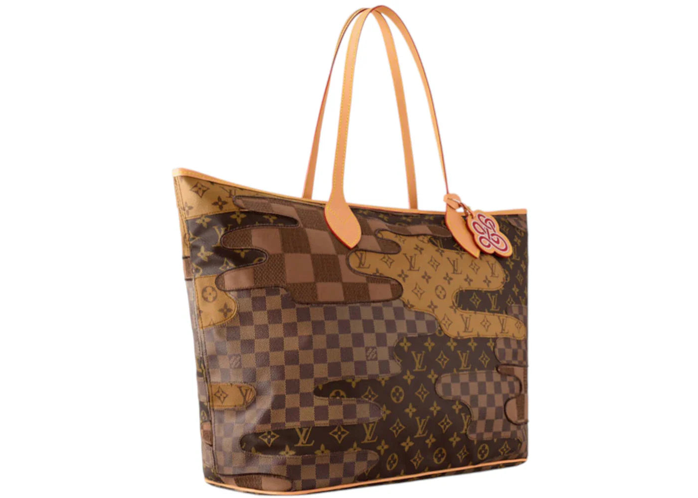 Louis Vuitton X Nigo Nevereverfull Tote Brown