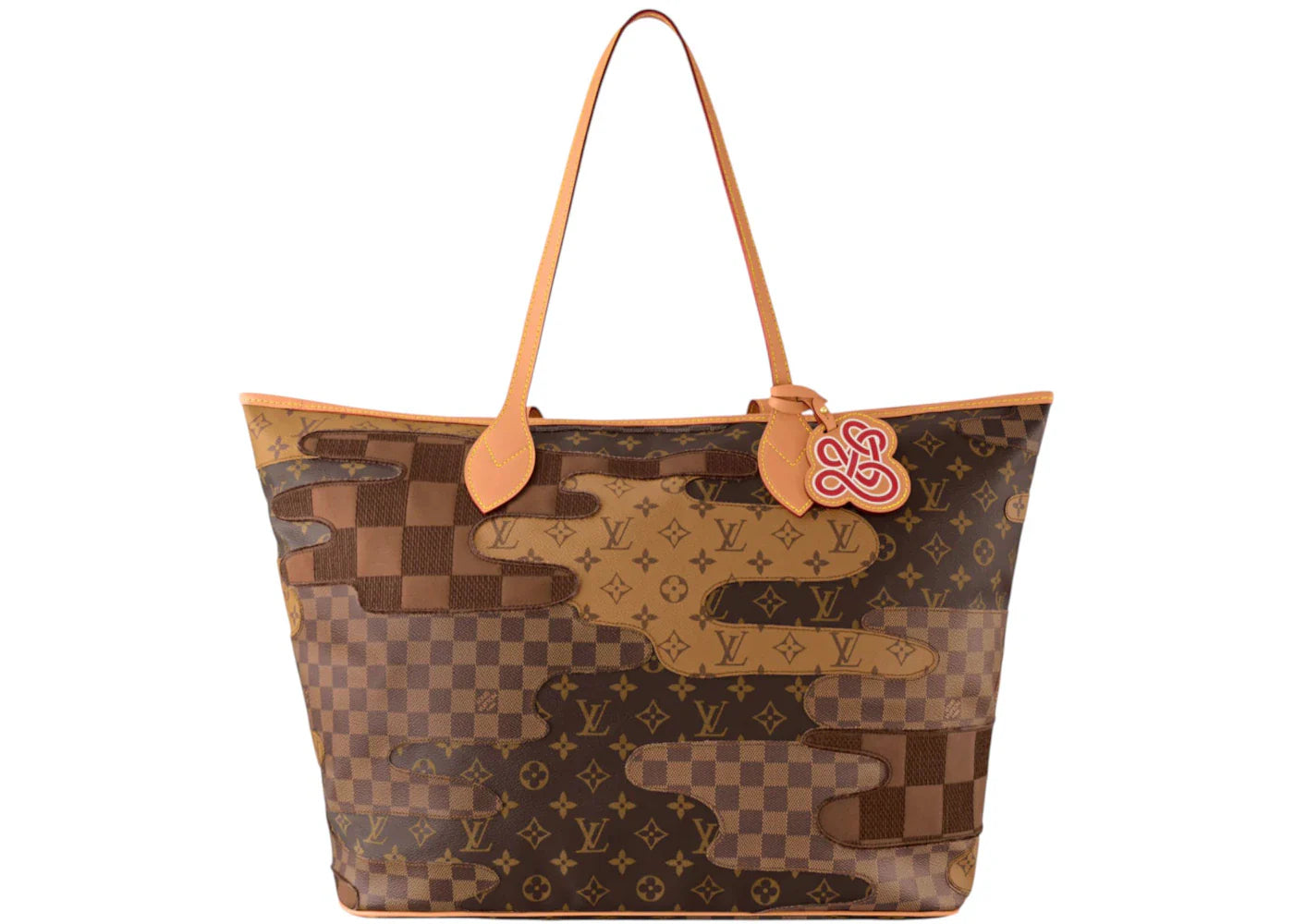 Louis Vuitton X Nigo Nevereverfull Tote Brown