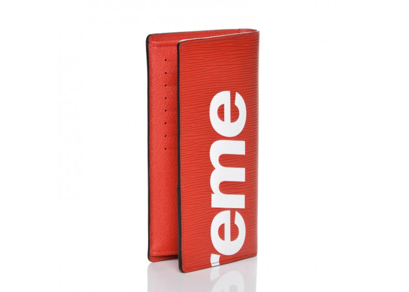 Louis Vuitton X Supreme Brazza Wallet Epi Red
