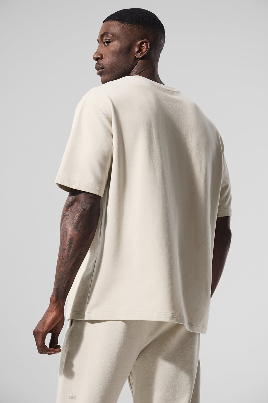 Alo Yoga Double Take Short Sleeve - Bone