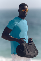 Alo Yoga ALO Vapor Crewneck Short Sleeve - Blue Breeze