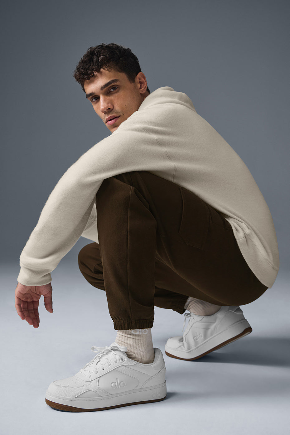 Alo Yoga Triumph Restore Hoodie - Bone