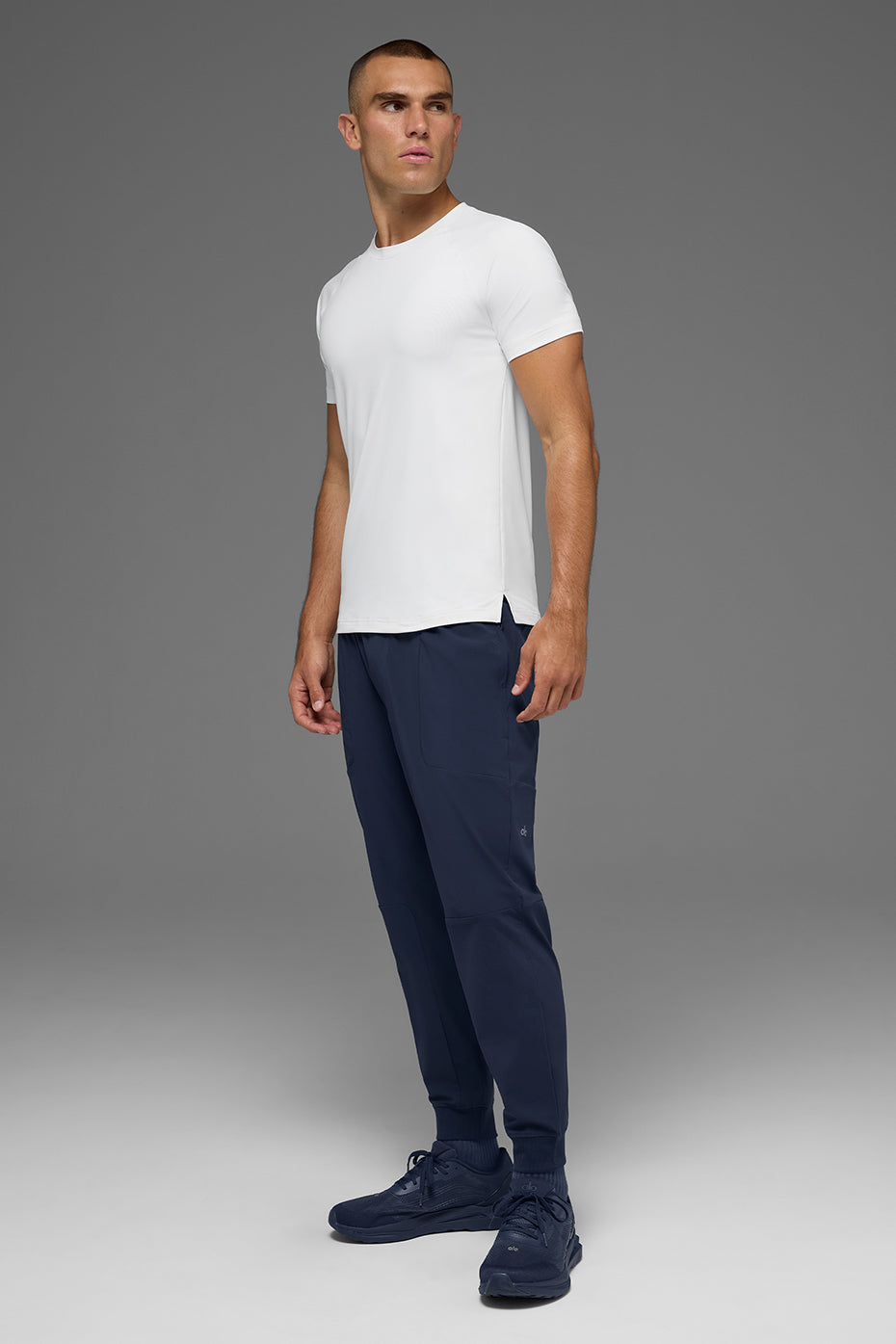 Alo Yoga Idol Crewneck Short Sleeve - White