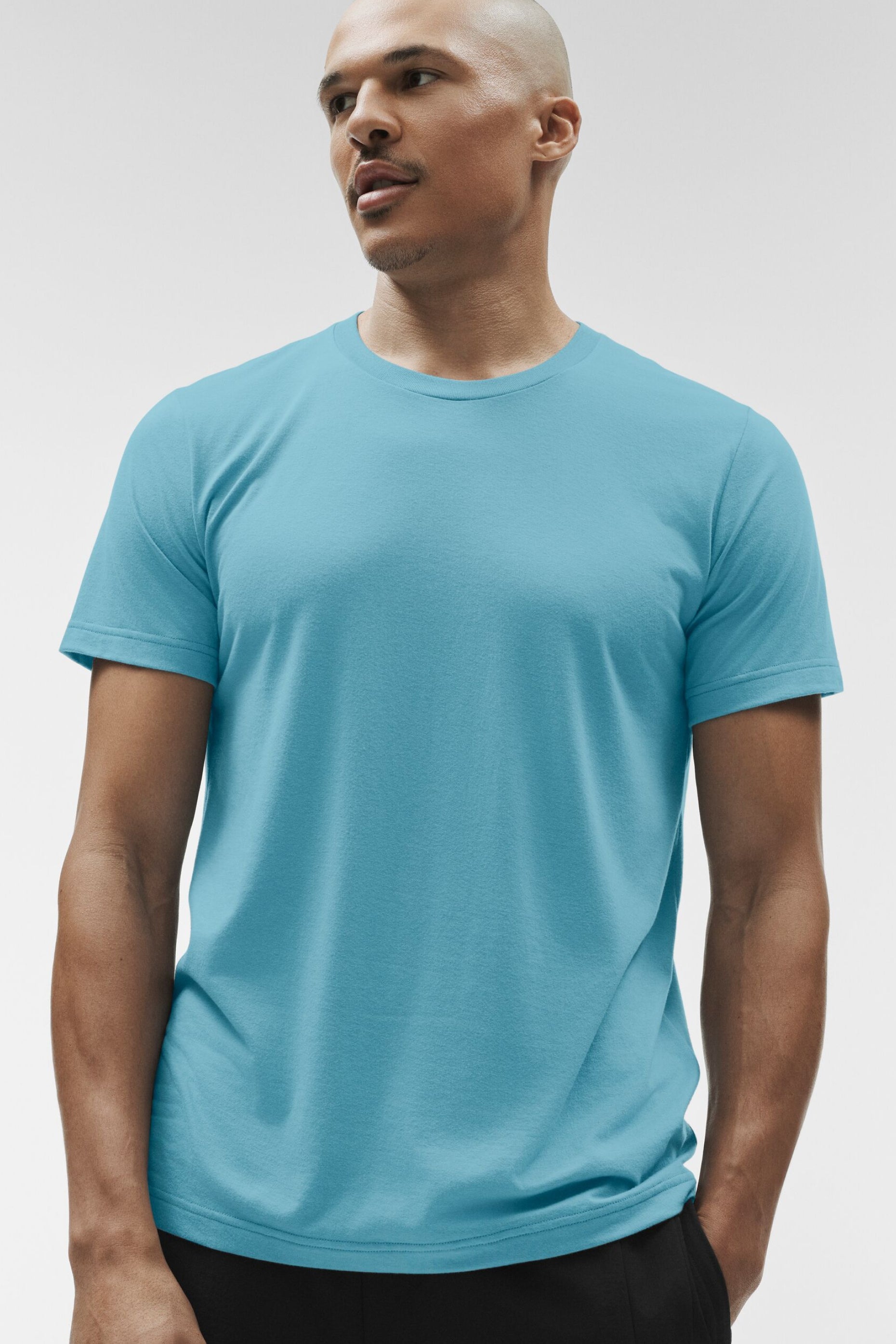 Alo Yoga Triumph Tee - Blue Breeze