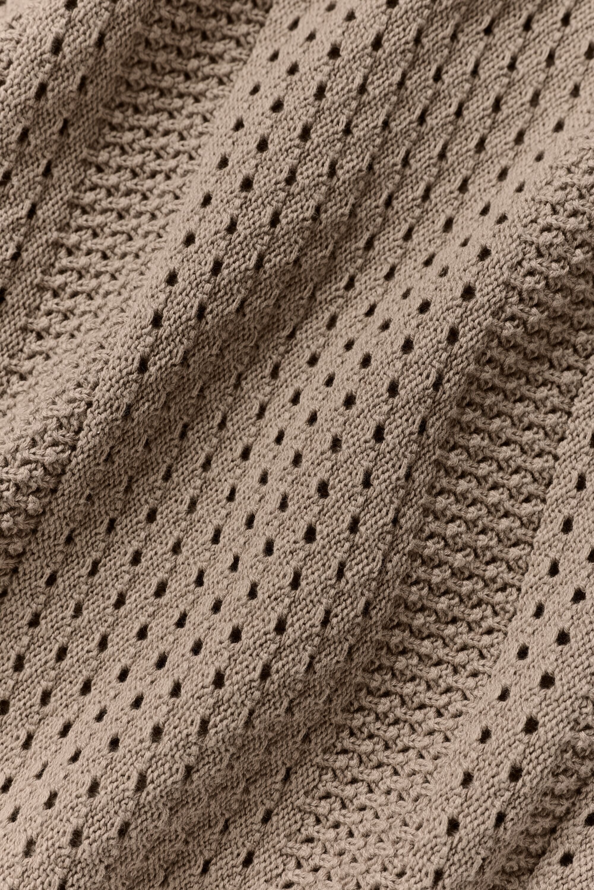 Alo Yoga Coastline Knit Short Sleeve Polo - Gravel