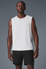 Alo Yoga The Triumph Muscle Tank - White