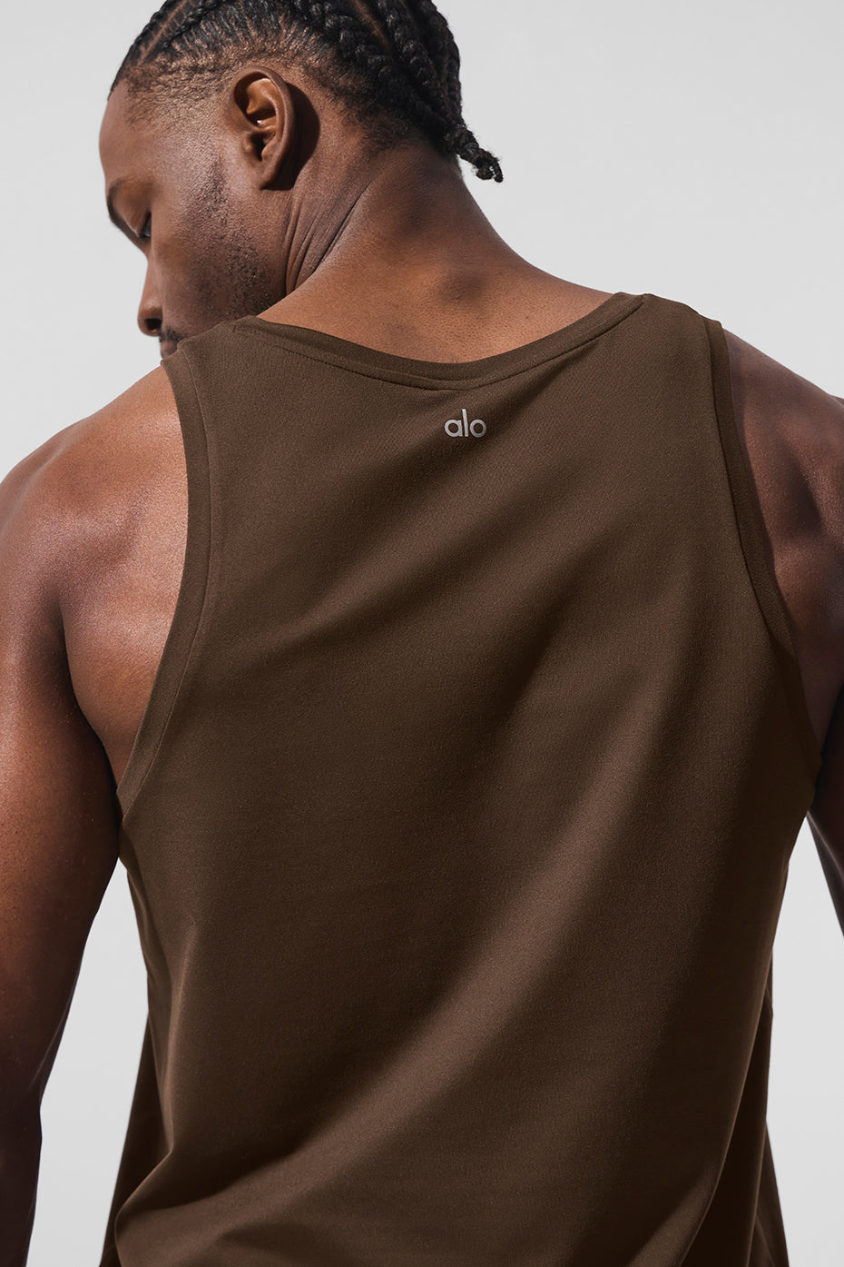 Alo Yoga Conquer Tank - Espresso