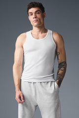 Alo Yoga Everyday Modal Rib Tank - White