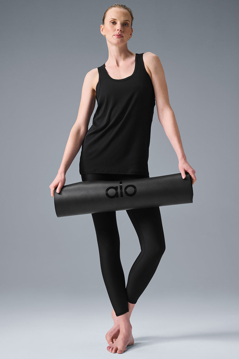 Alo Yoga Everyday Modal Rib Tank - Black