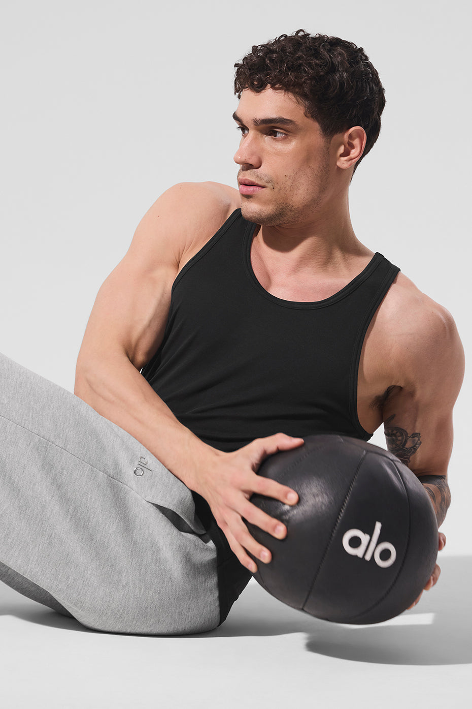 Alo Yoga Everyday Modal Rib Tank - Black