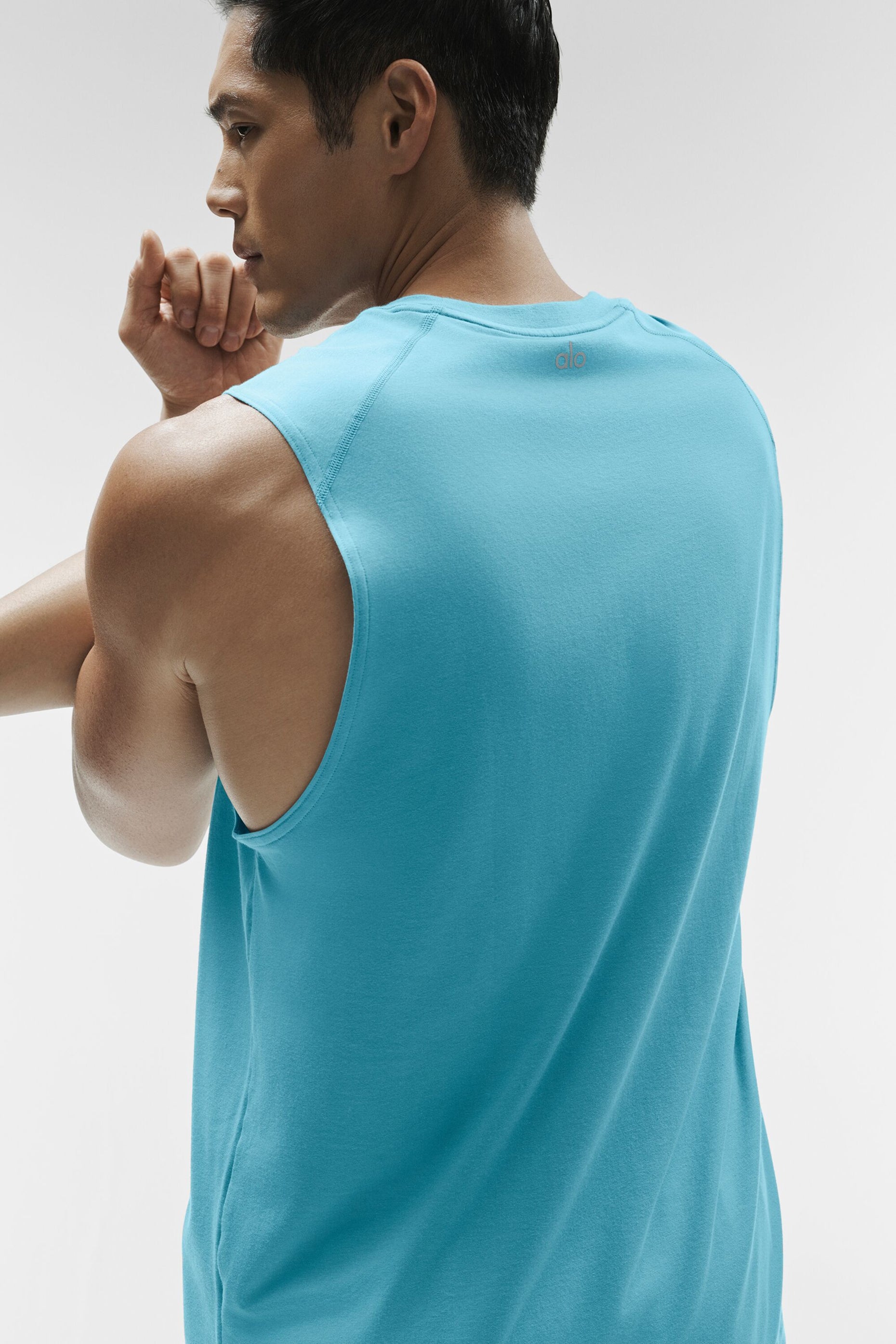 Alo Yoga ALO Vapor Muscle Tank - Blue Breeze