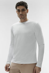 Alo Yoga Conquer Reform Crewneck Long Sleeve - White