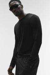 Alo Yoga Conquer Reform Crewneck Long Sleeve - Black