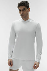 Alo Yoga Conquer Reform Long Sleeve With Hood - White