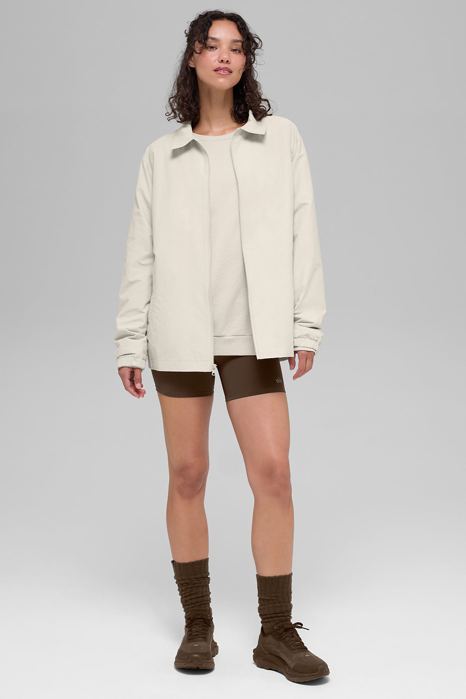 Alo Yoga Torrent Overshirt - Bone