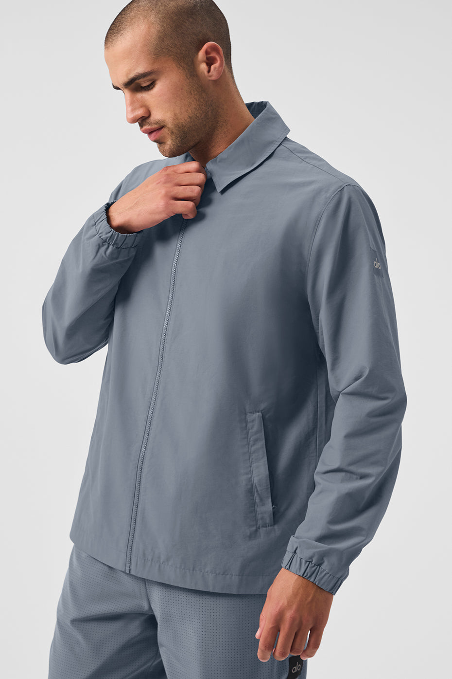 Alo Yoga Torrent Overshirt - Steel Grey