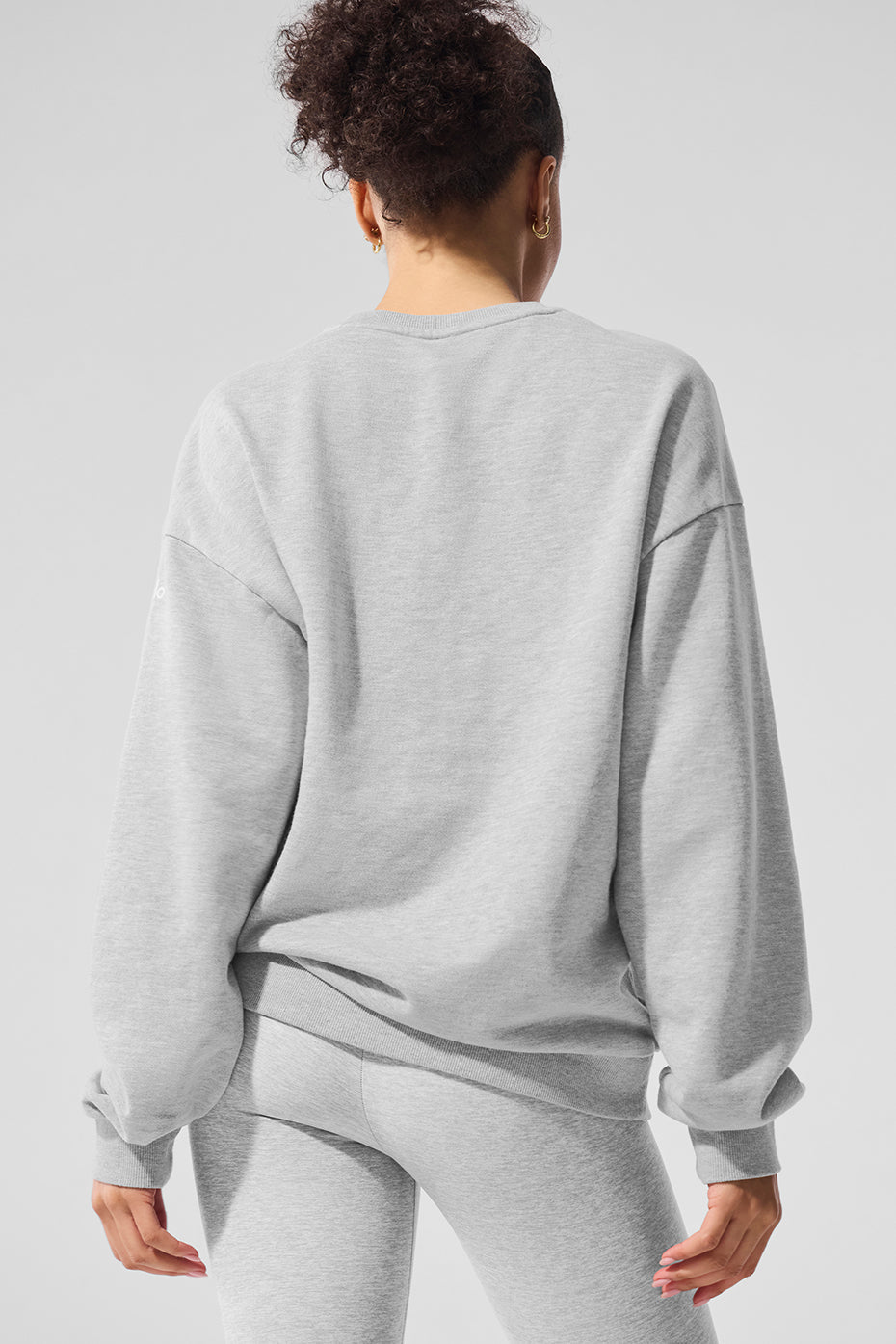 Alo Yoga Chill Crew Neck Pullover - Athletic Heather Grey