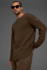 Alo Yoga Cashmere Reform Long Sleeve - Espresso