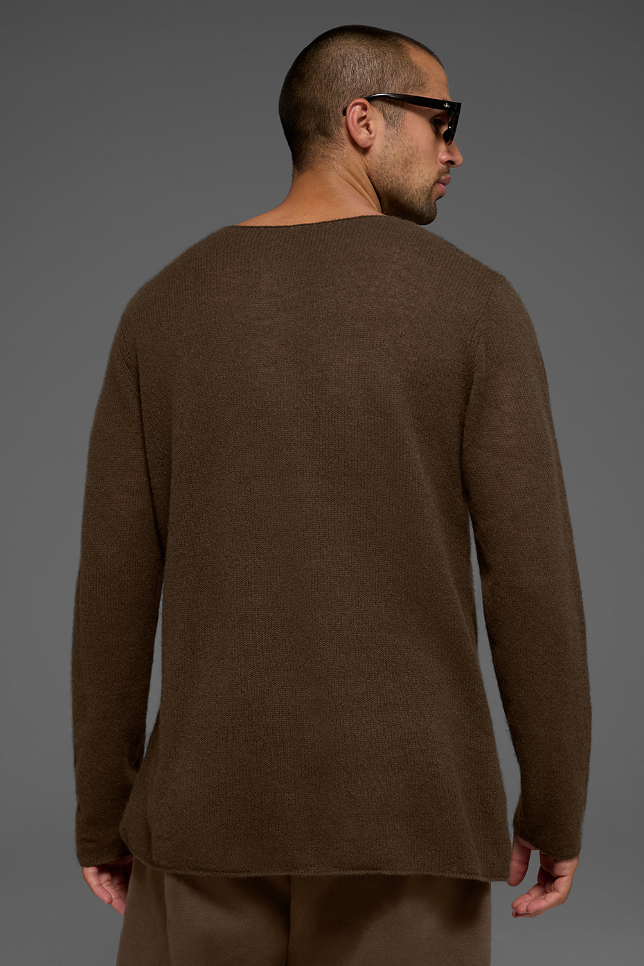 Alo Yoga Cashmere Reform Long Sleeve - Espresso