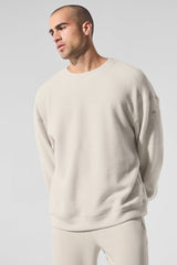 Alo Yoga Triumph Restore Crew Neck Sweatshirt - Bone